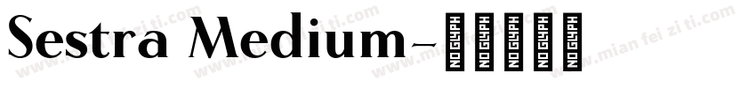 Sestra Medium字体转换